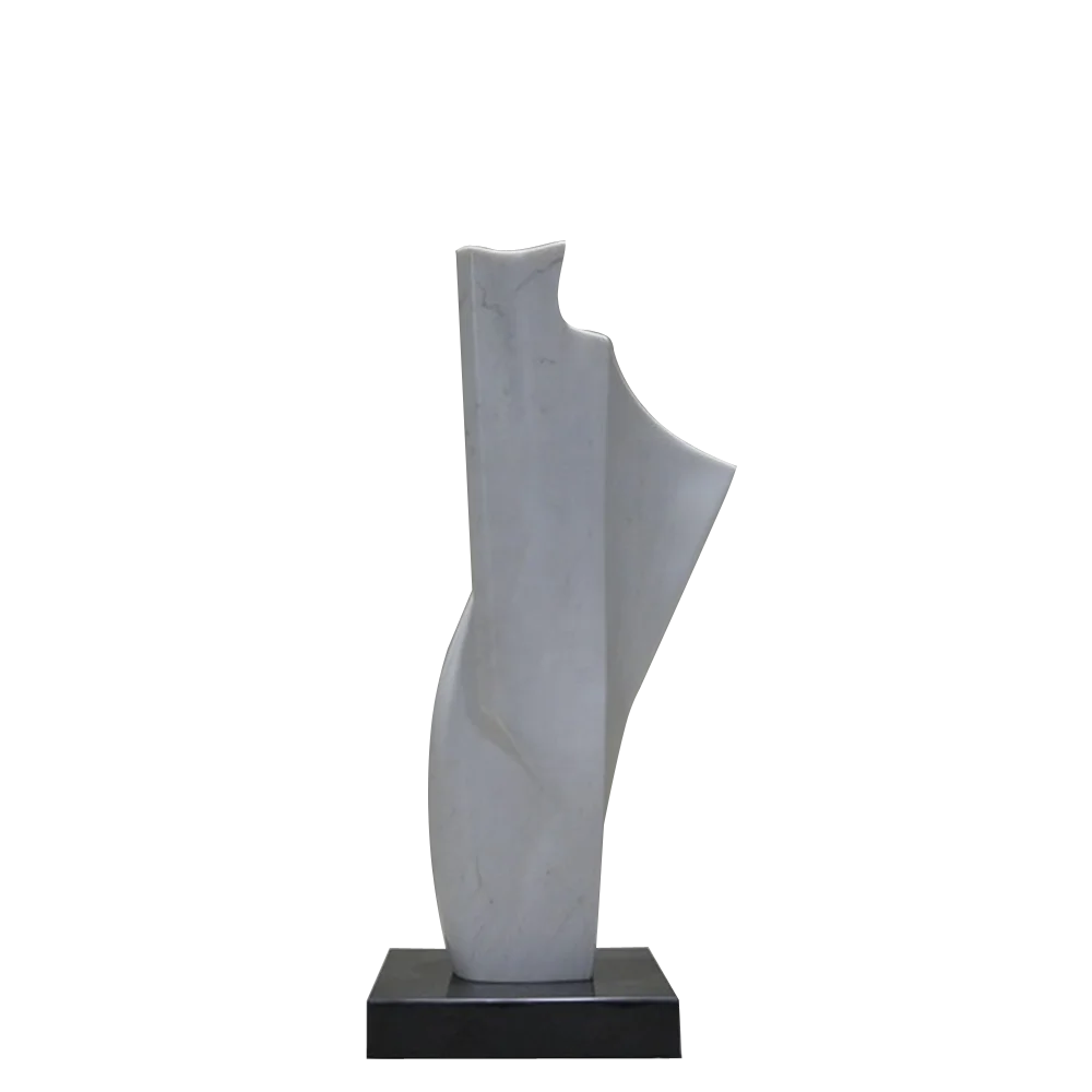 Natural stone custom statue sculpture marble abstract Art white marble sculptures inside Hotel Room adornment