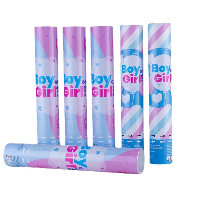 Amazon Explosion Gender Reveal Confetti Cannon Surprise Party Boy Or Girl Gender Reveal Poppers