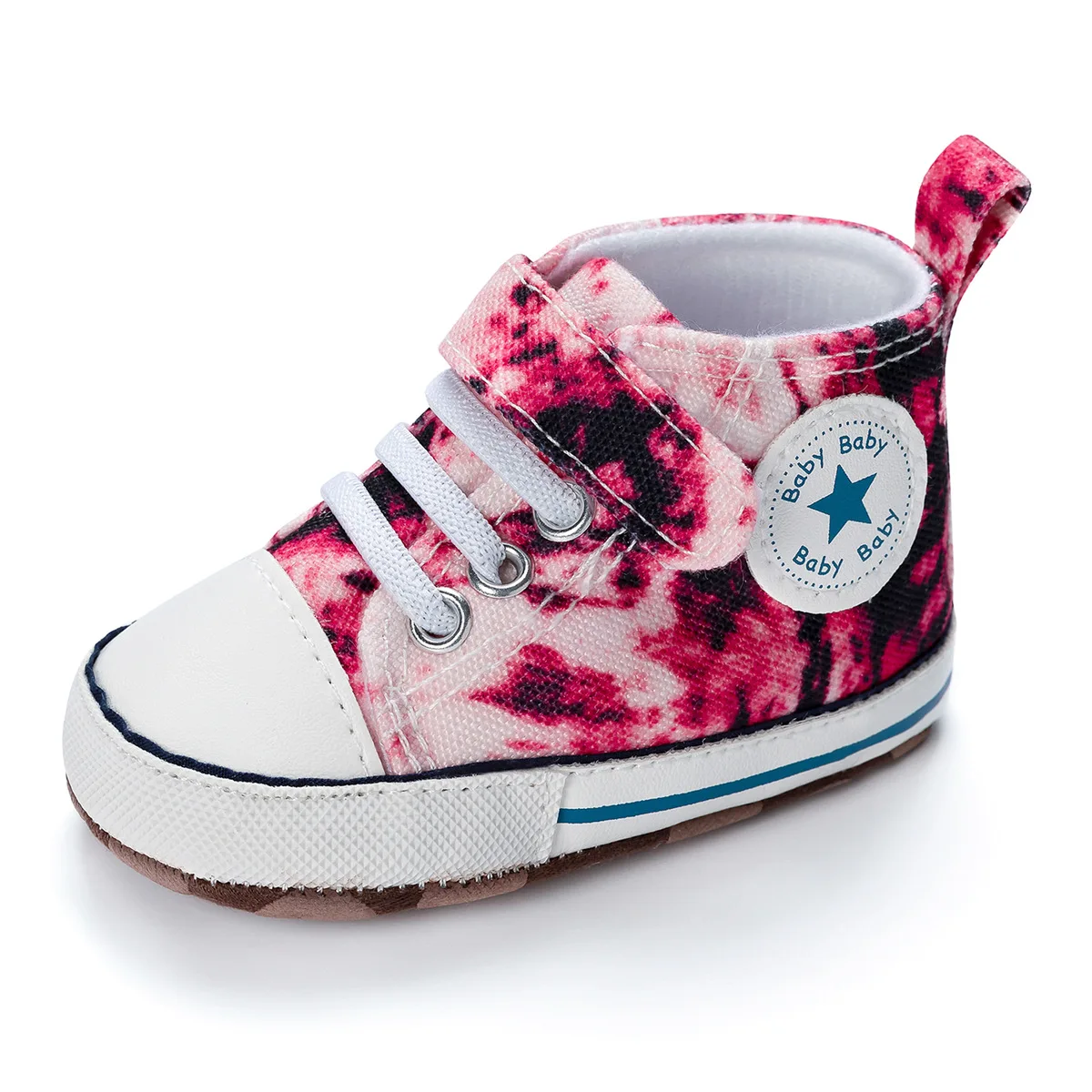 2024 Hotselling printing canvas baby shoes boys girls newborn infant casual baby toddler shoes