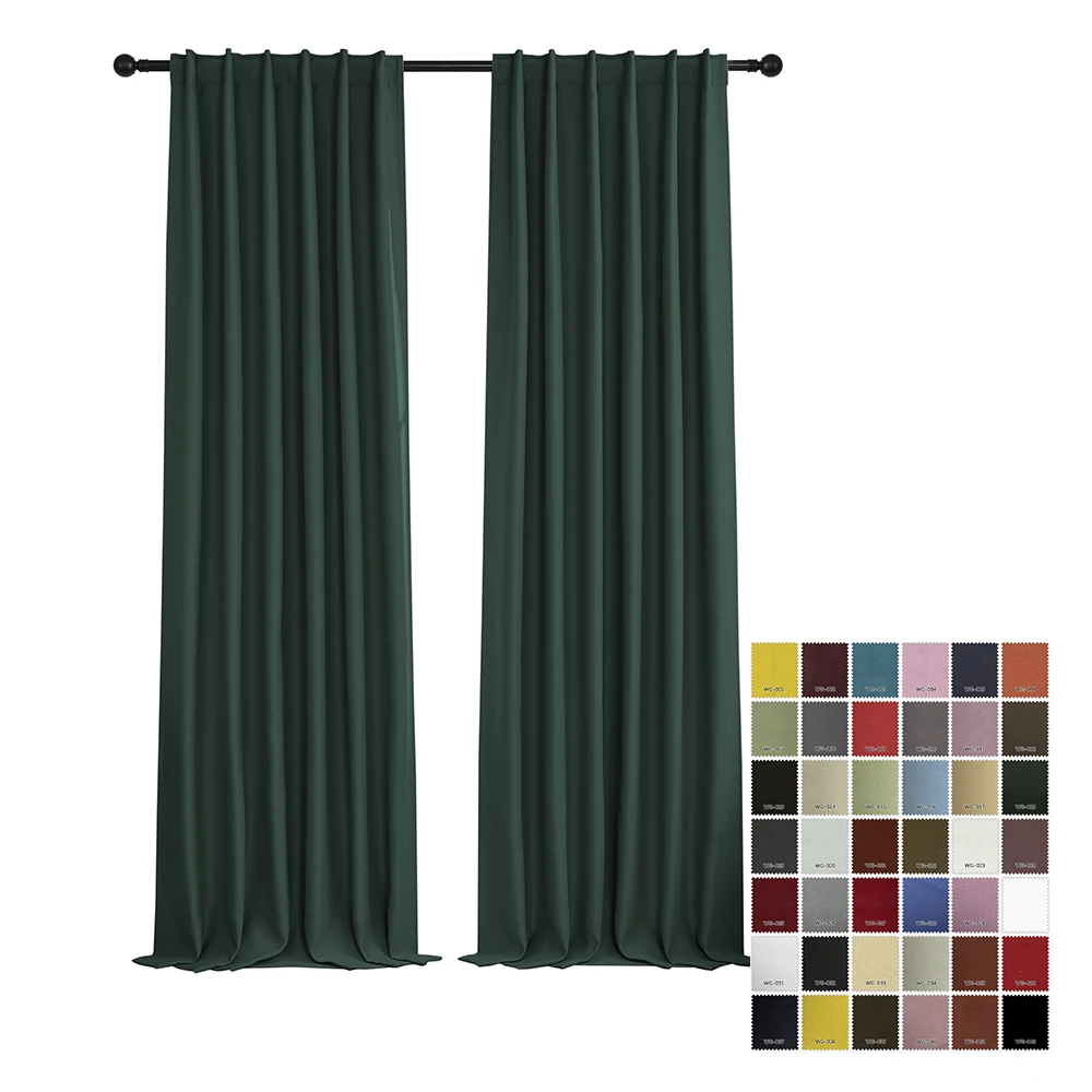 hotel room office indoor blackout room darkening custom made blackout curtains for the room