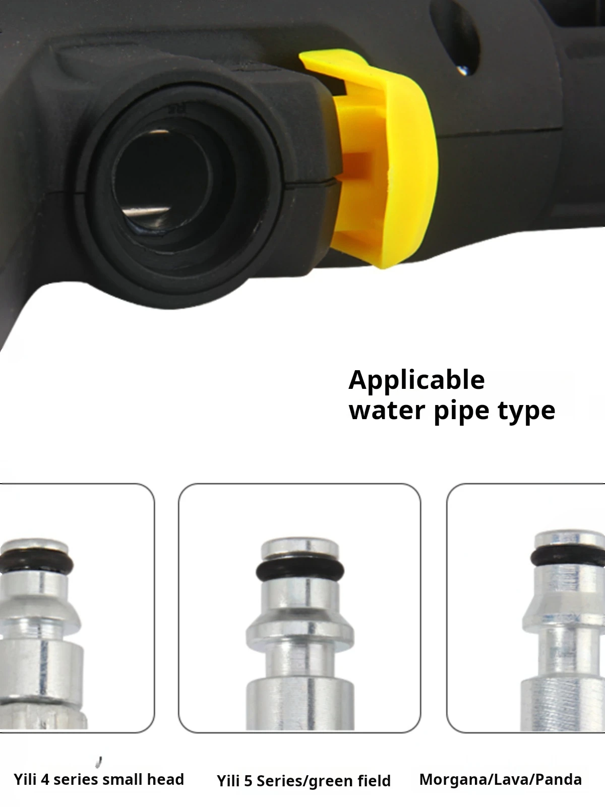 Lingzhen Quick insertion adjustable High Pressure jet spray gun Wireless Car Wash