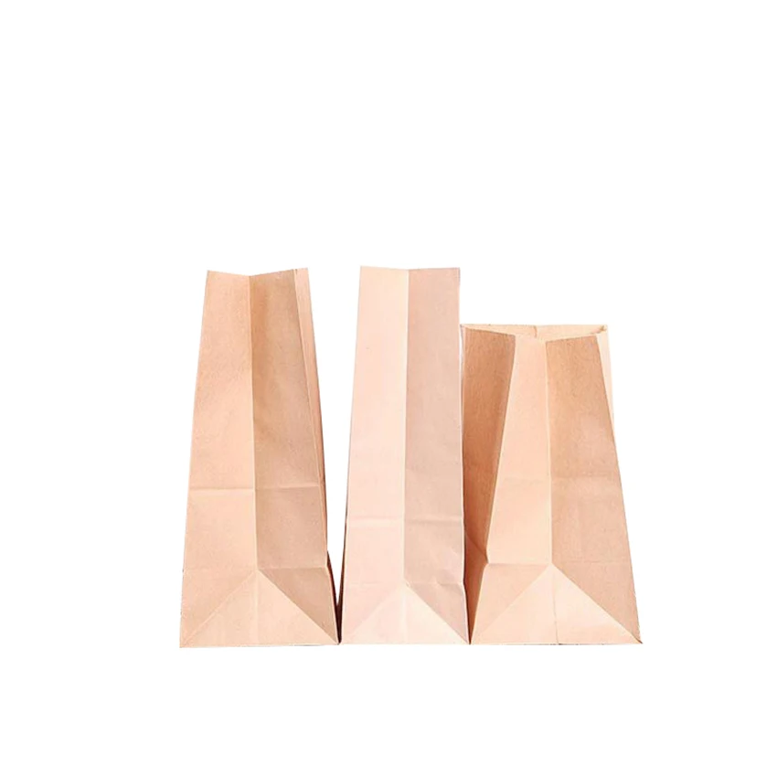 
Serviceable Fashion Design Food Paper Bag for Snack Food Packaging Environmental Protection Bags Kraft Paper Flexo Printing 