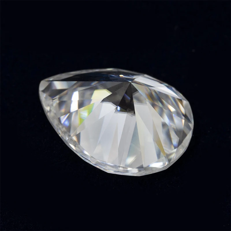 High Quality Pear Cut Moissanite DEF Color VVS Moissanite Stone For Women Wedding Rings