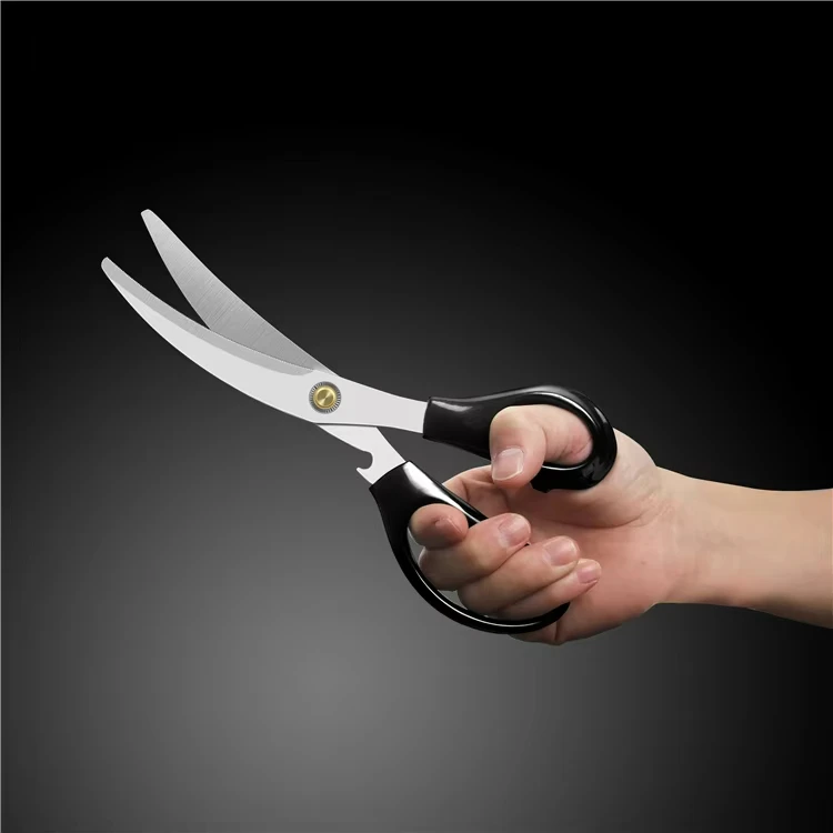 Kitchen Scissors Shears Korean Barbecue Scissors Stainless Steel Multi-Function Bottle Opener Home Commercial Use