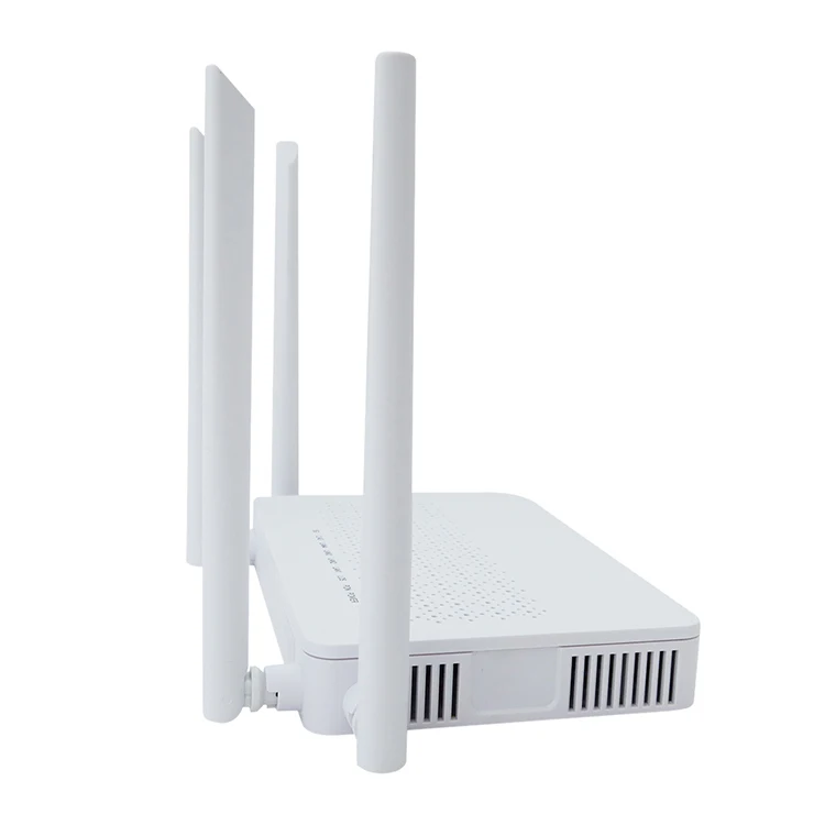4 Antennas 4GE+11AC WIFI XPON ONU Compatible With Most Branded GPON OLT