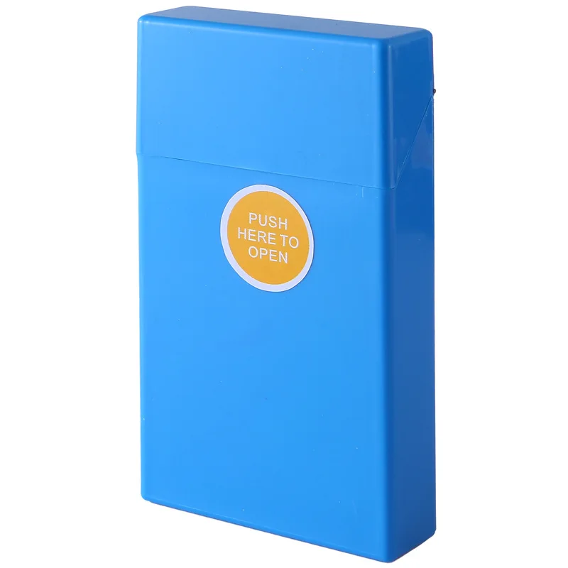 Wholesale Cigarette Packaging Box 20 Pcs Automatic Release Switches Plastic Colorful Cigarette Case