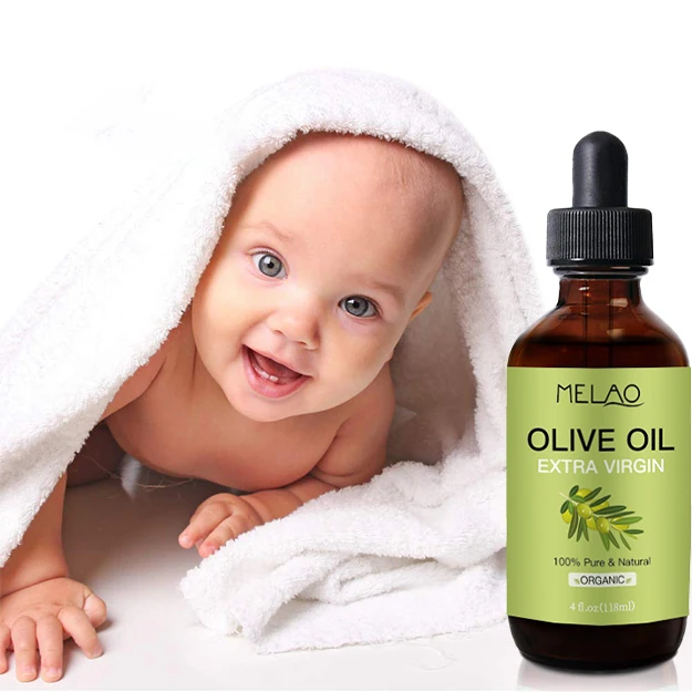 OEM/ODM MELAO Private Label Olive Oil 100% Pure Natural Organic Extra Virgin Cold Pressed Smooth Polish Hair Olive Oil