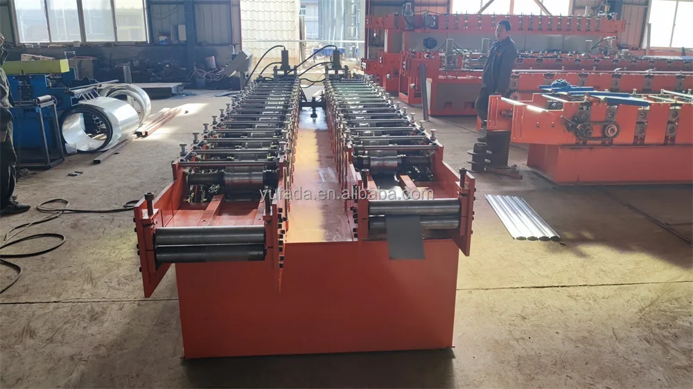 Double-out metal rolling door two-in-one automatic cold-pressed door frame machinery is popular in the Egyptian market