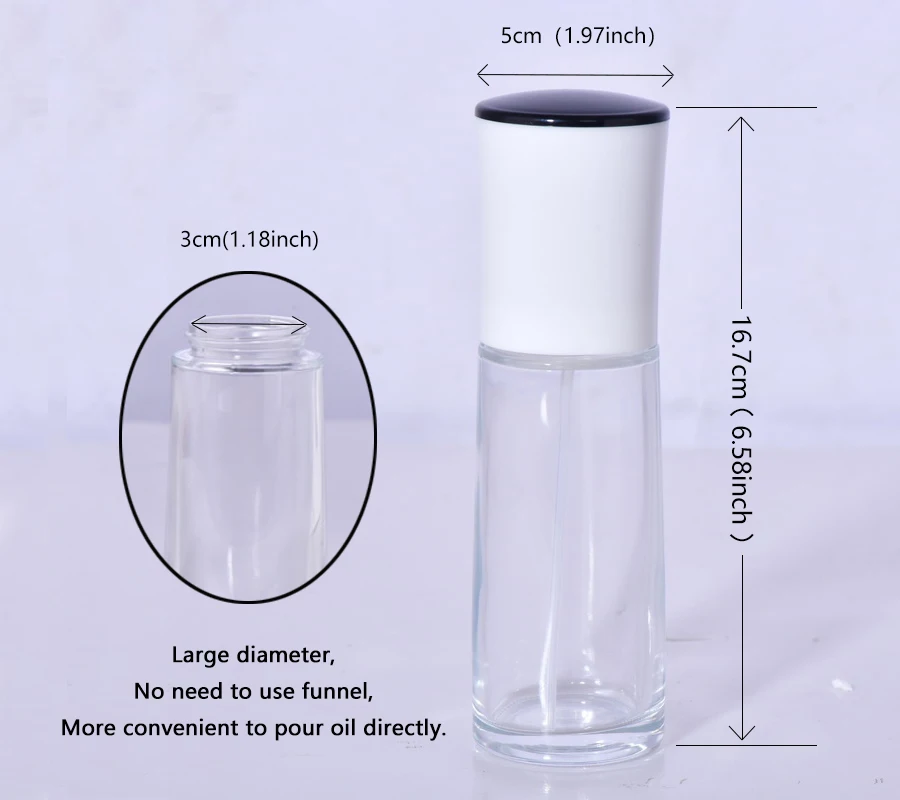 Oil Sprayer Dispenser Bottle for Cooking BBQ Kitchen Tools and Spray Oil Gadgets Vinegar Accessories OEM Customized