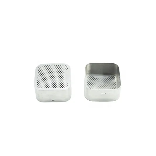 China supplier customized cnc parts speaker case for audio/cars/sound speaker mesh cover tablet speaker case
