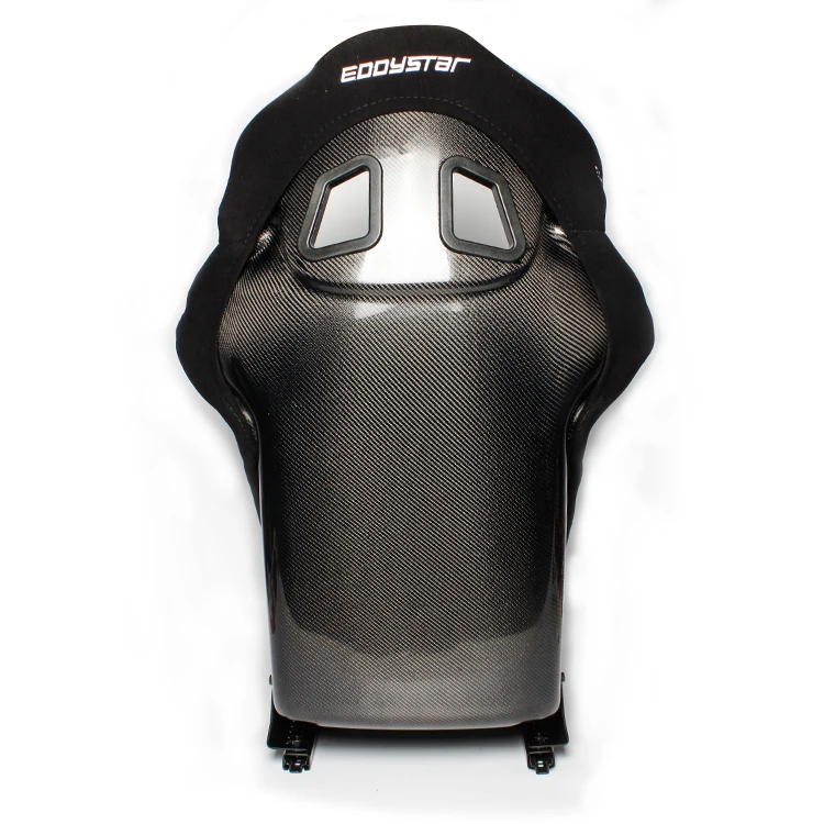 EDDY Factory Direct Supply Customized race seat sim racing seats universal black carbon fiber racing bucket seat