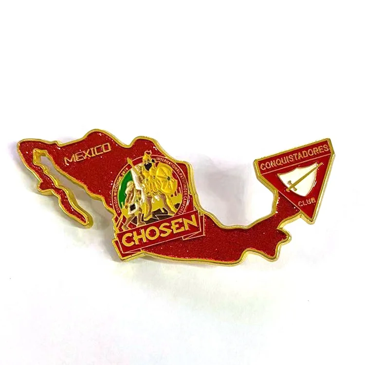 wholesale custom logo soft enamel glitter powder metal lapel pin badges