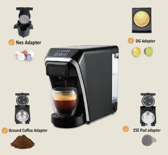 High watt  1400W capsule coffee machine fast brewing coffee removable water tank 20 bar chinese pump