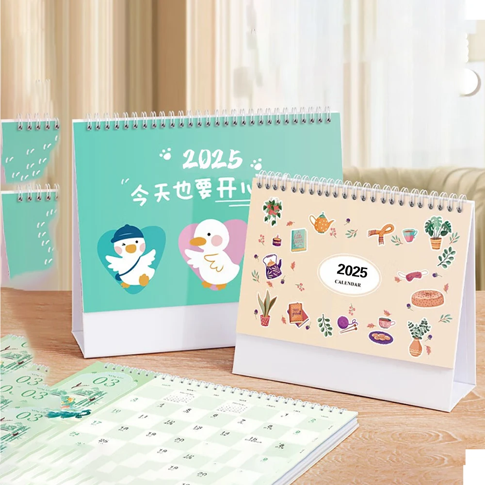 Wholesale OEM Printed Desk Calendar Eco-Friendly Book Cover with Hard Cover Kraft Paper Offset Paper Cardboard-from a Company