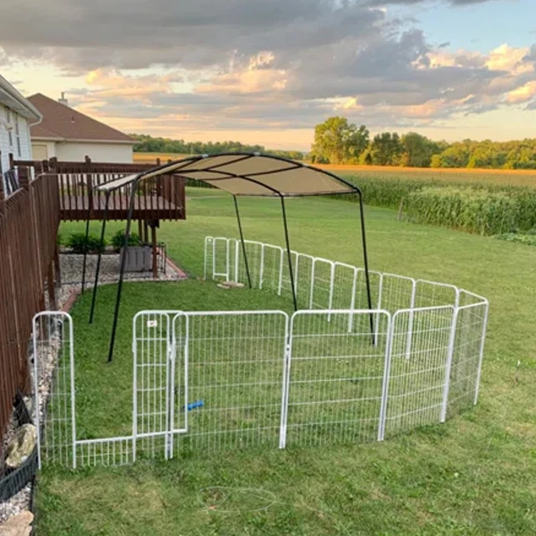 Дешевые переносные садовые заборы и бордюры для собак временный забор