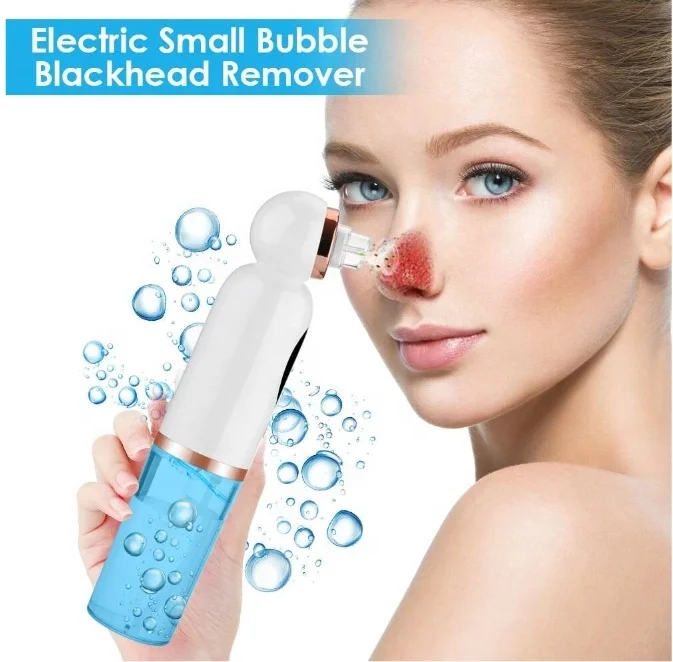 Small Bubble Pore Cleaner Blackhead Remover USB Charge Vacuum Suction Cleaner Nose Facial Products Nose Nose Plastic Strip