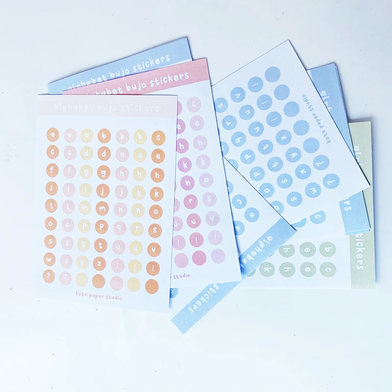 Custom Printing 2024 DIY Monthly Weekly Planner Stickers Journal Decorative Paper Sticker for AMZ