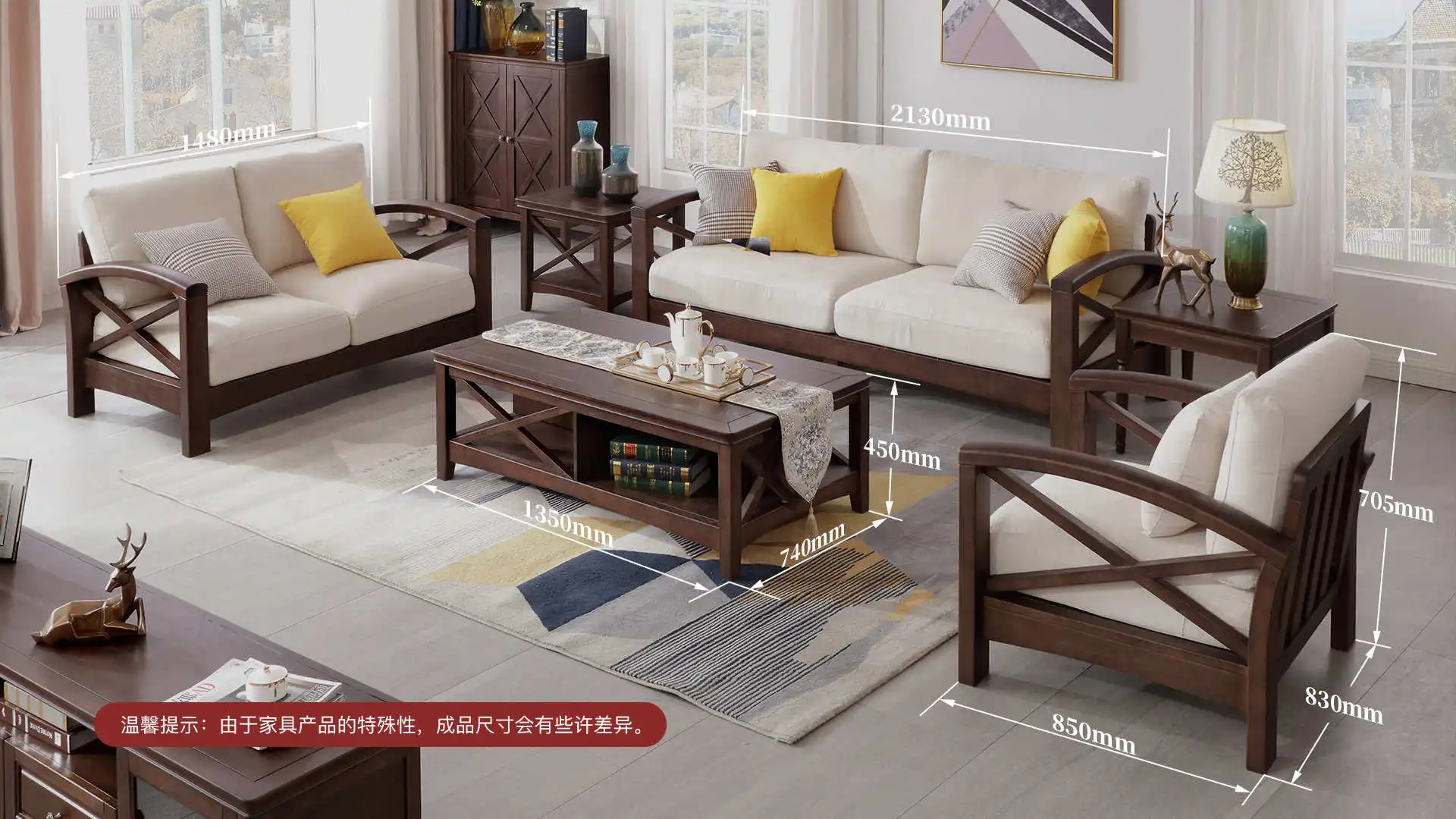 American coffee table coffee table Modern luxury living room home furniture cafe