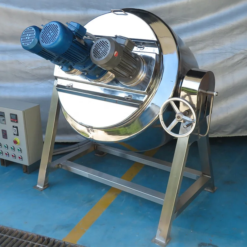 electric heating jacket layer mixing tank chemistry liquid disperse mixing barrel liquid premix making machine