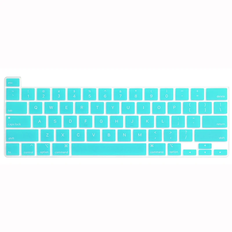 Водонепроницаемая силиконовая защитная пленка для клавиатуры для Macbook 13,3/14,2/16,2/16/15,4 дюймов
