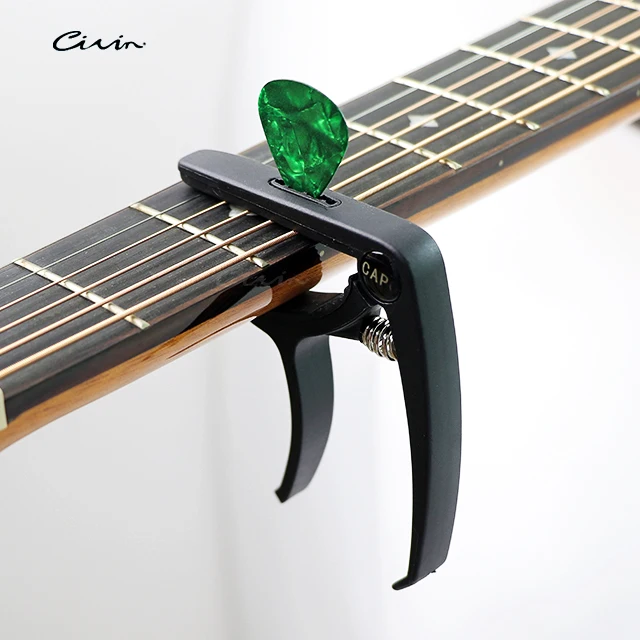 Wholesale Tuner Clip Guitars Accessories High Quality Steel Black Guitar Capo For Guitar