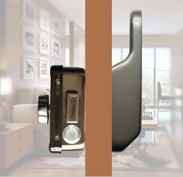 Competitive Price S812-2 Digital Door Lock Card Password Key Fingerprint Wifi Smart Tuya App Home Lock Door