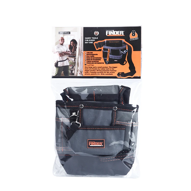 Useful Portable 7PCS Tool Pouch Oxford Cloth Flexible Outdoor heavy duty Multi Pocket electrician Work Tool Belt Bag