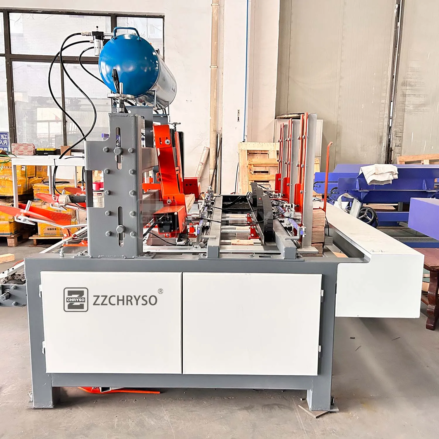 Automatic pallet nailing machine pallet feet assembly machine for your Euro Pallet