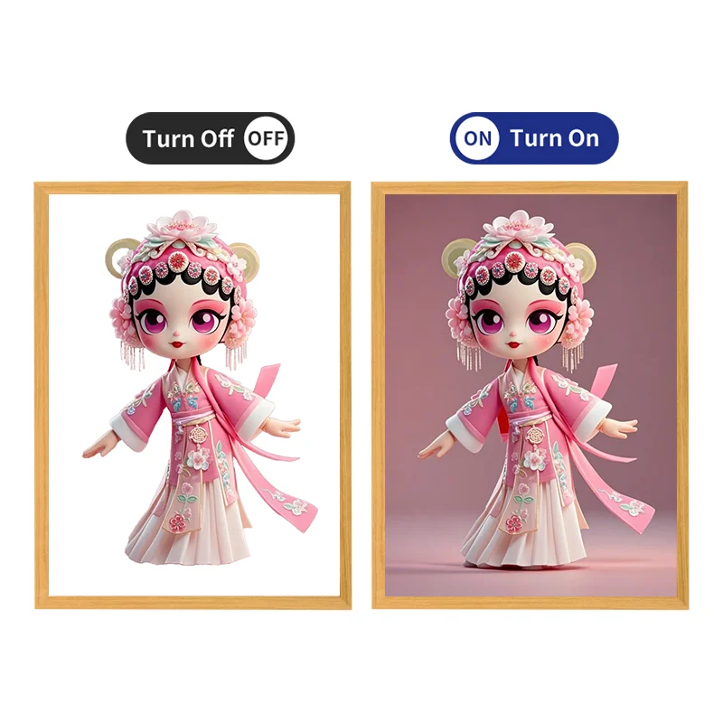New 3D Peking Opera Characters Light Painting Desktop Decorations for Gifts
