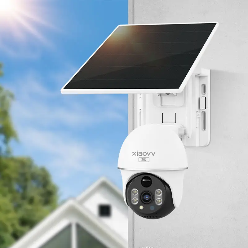 Беспроводная ip-камера xiaovv 2MP B6 на солнечной батарее уличная видеонаблюдения камера Wi-Fi
