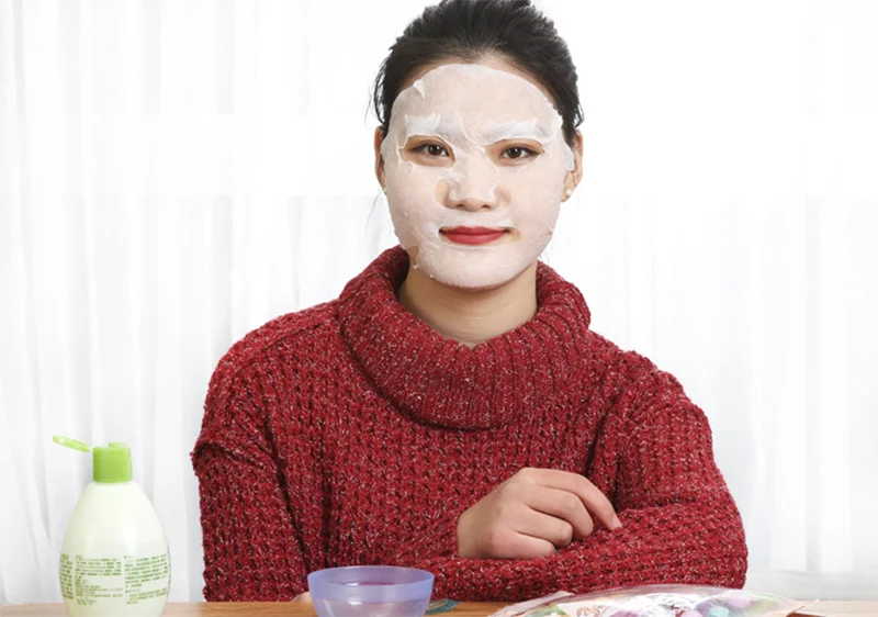 Popular Cosmetic Disposable Non Woven Compressed Facial Mask For DIY Skin Care