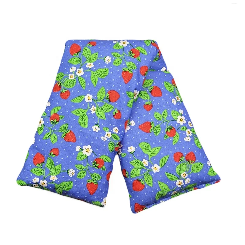 factory microwave wheat bag heat pack reusable lavender long weighted heating pad for pain relief