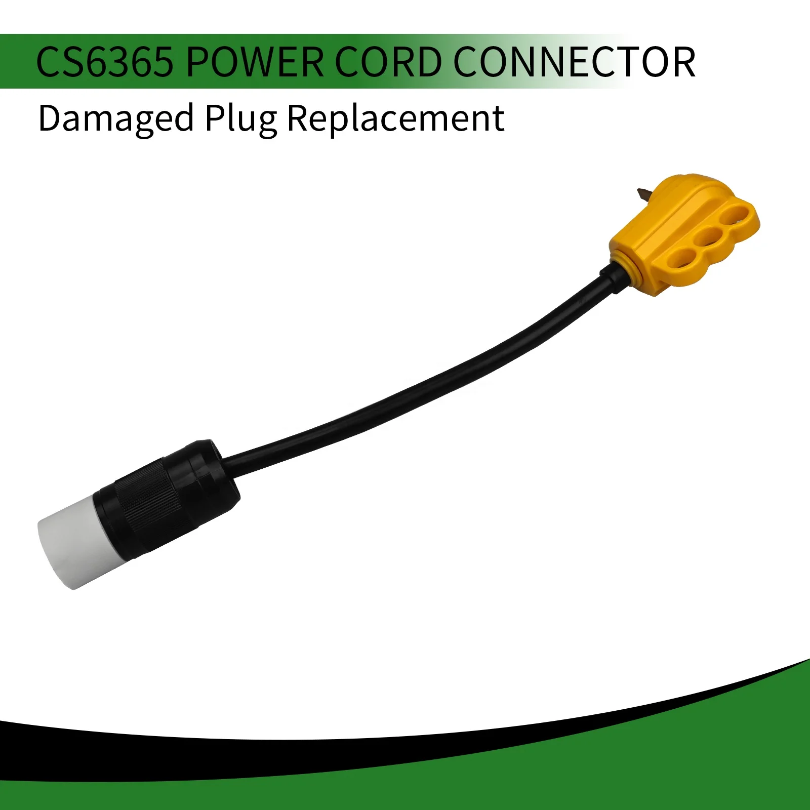 J01 50 Amp Twist Lock Plug LL550P CS6365 Generator Power Cord Connector