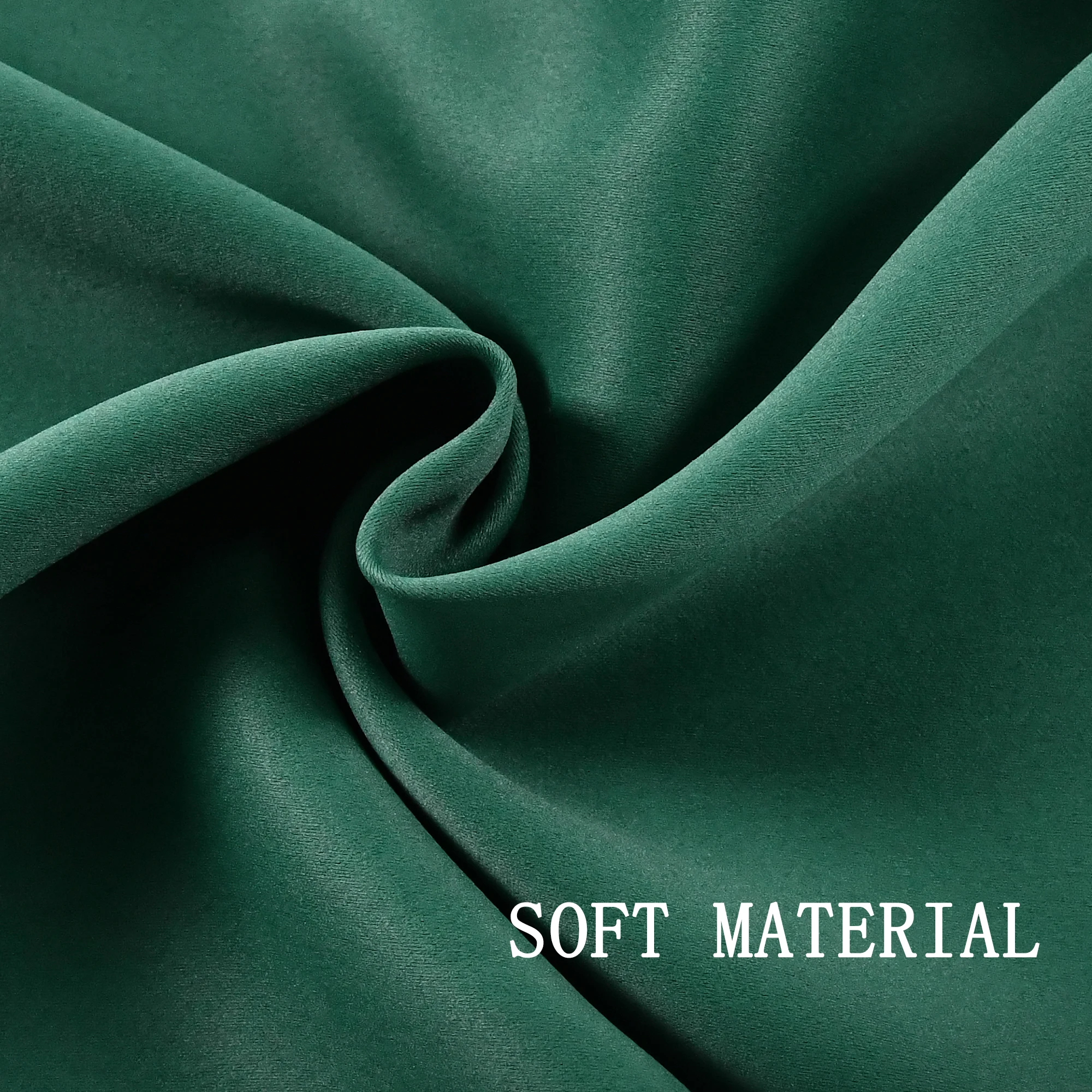 52x18 дюймов Зеленые Плотные подзор 100% полиэстер втулка стиль балдахин 1 шт./упак.