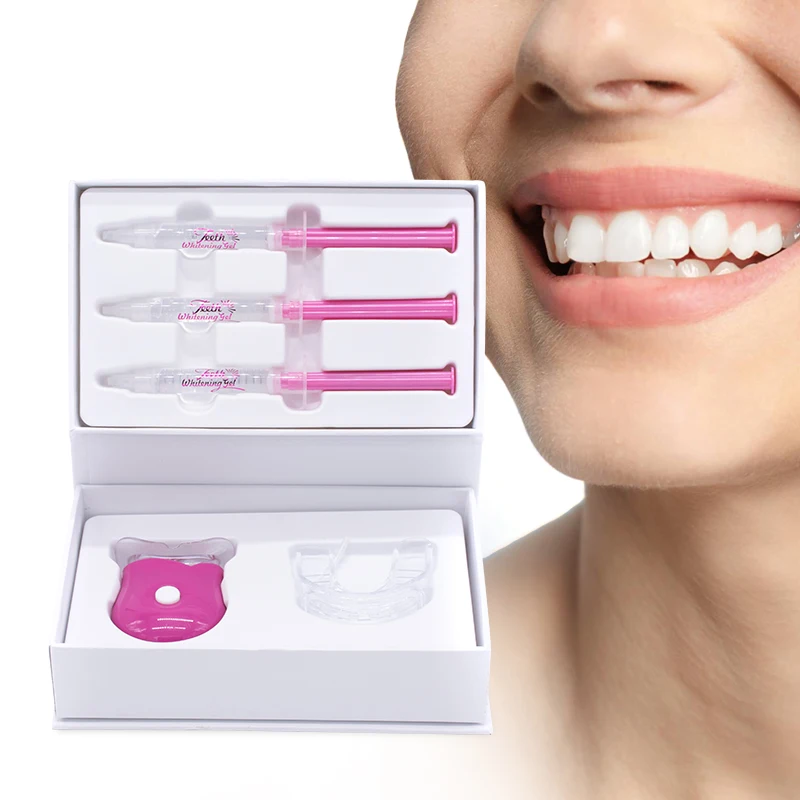CE Approved Huaer Colorful Home Teeth Whitening Gel Kit For Your Confident Smile