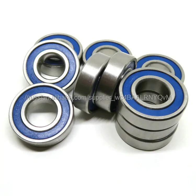 Corrosion Resisting S6804 2RS Rubber Seals stainless Steel Loose Ball Bearing 20x32x7mm