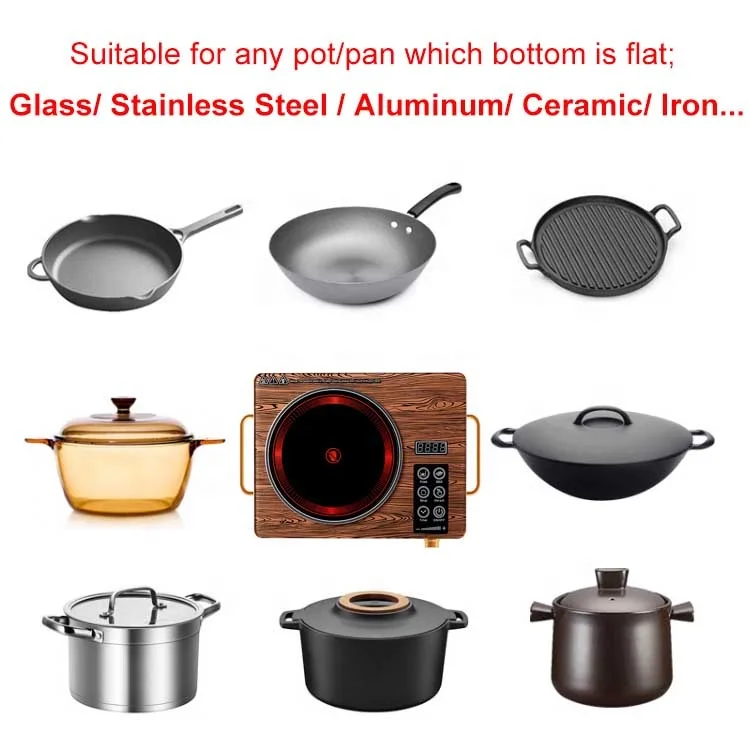 Wholesale Infrared Cooker Intelligent Ceramic Induction Cooktop Portable Multifunctional New Electric Heater