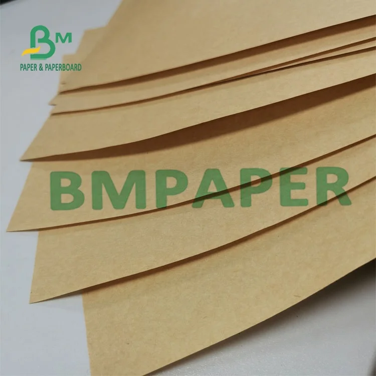 Kraft Paper 70GSM 80GSM Eco - Friendly Brown Craft Paper Offset Printing Virgin Wood Pulp A4 Sample for Free 1 Ton for Stock