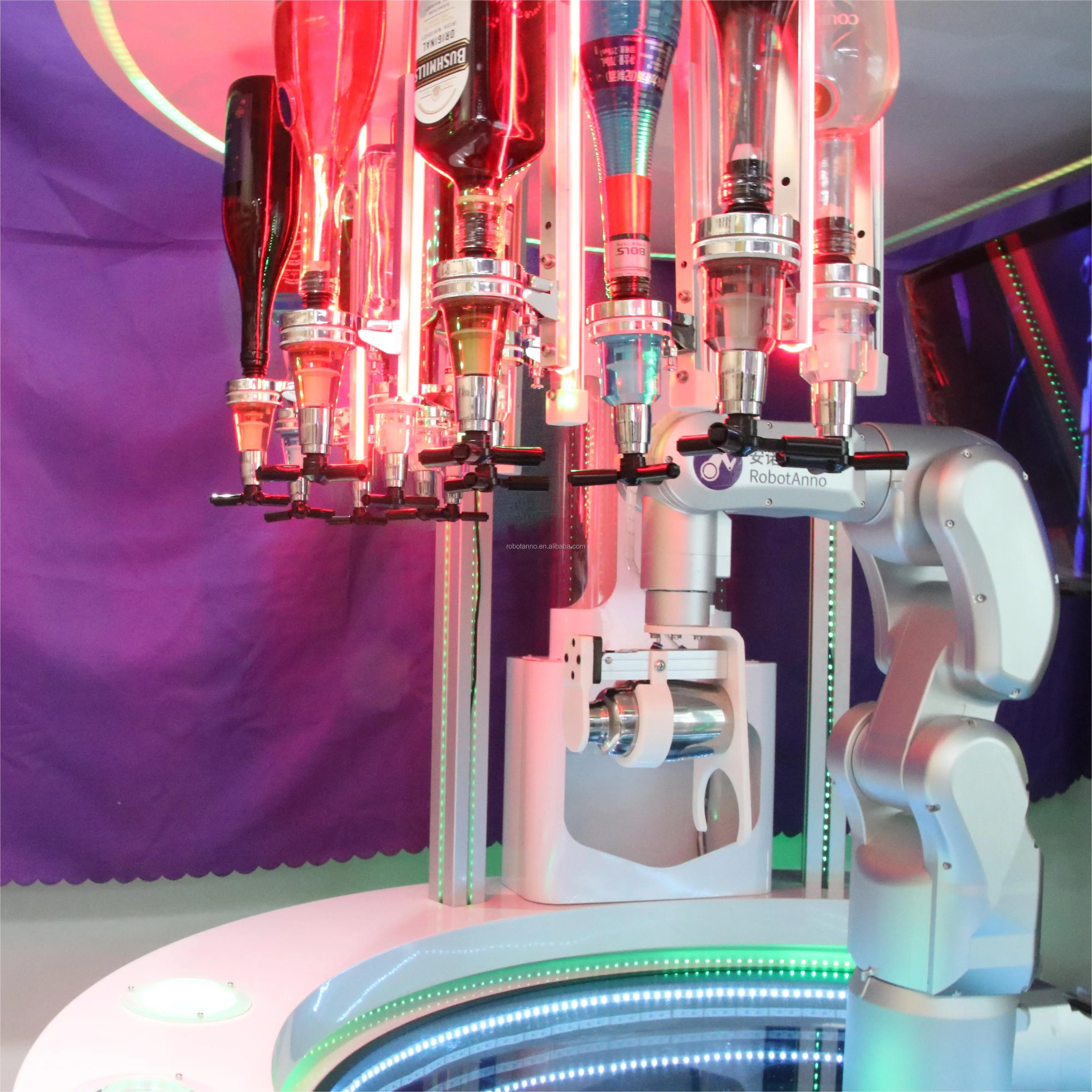 Automatic 6 Axis Robot Bartender Vending Machine Card Payment Cocktail Intelligent At Bar And Home Party