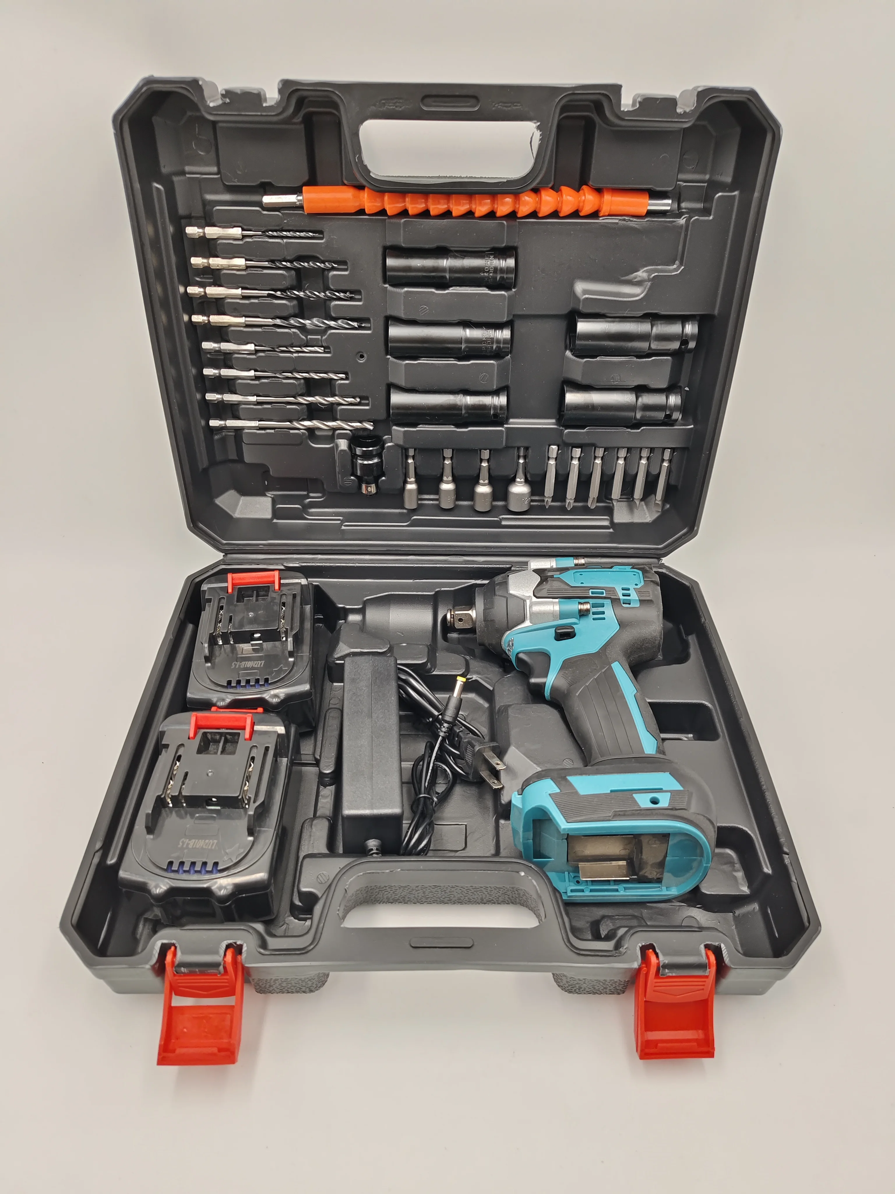 21-Volt Cordless Impact Wrench with LI-Ion Battery DIY Grade Brushless Motor Home Use-Pneumatic Pipe Hydraulic Power Wrenches