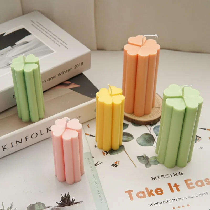 DIY  Candle Plastic Mould Transparent Candle Making Mould Aromatherapy Molds Acrylic Candle Mold