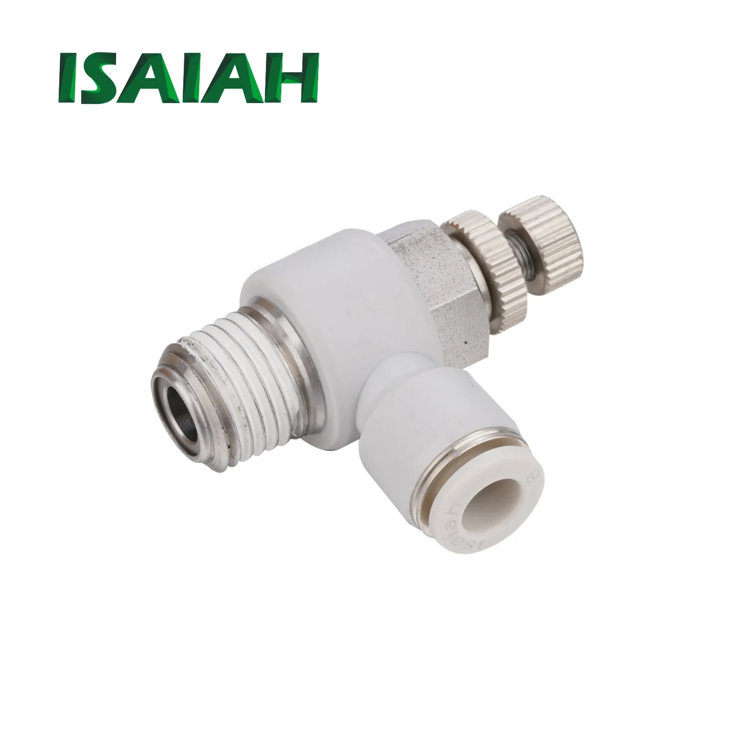 High Quality Throttle Valve Two-Way Line Stainless Steel Air Flow Speed Control Valves