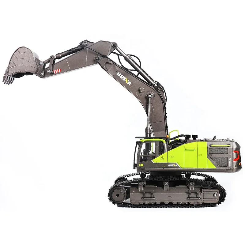 ZIGOTECH 1/14 22 channel Metal Rc Remote Control Toy Excavator Equipment 1593 R.C. Construction