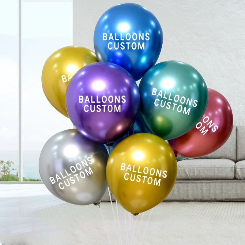 Cheap Promotional Personalized printing balloons custom logo 10 12 inch ballon with logo