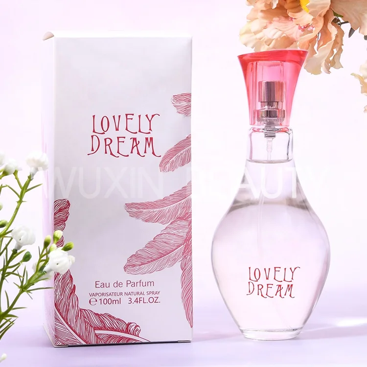 100ml Nice Smell Hot Selling classic Fruity Fragrance Glass Bottle Perfume for Woman