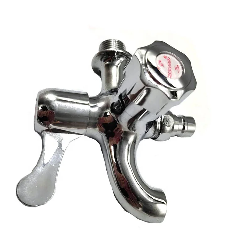 
Nanan guanshu sanitary ware unique triangle china supplier cheap stock selling faucet brass bibcock 