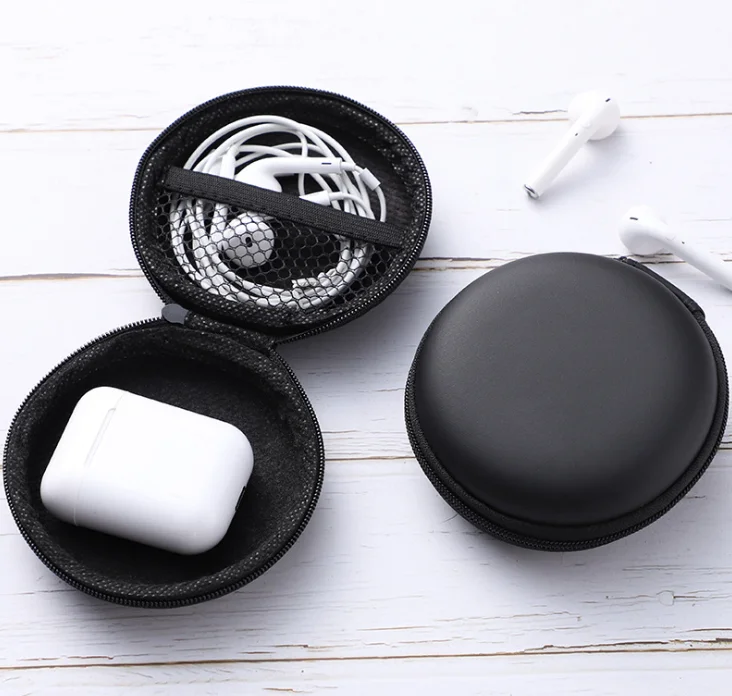 Wholesale Black Eva Storage Bag For Earphone Carrying Case Portable Waterproof Headphone Box