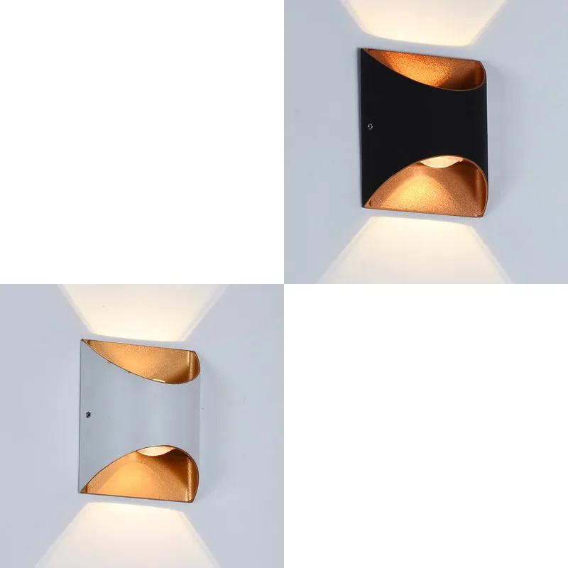 Up and down wall lamp Waterproof Outdoor Garden Porch sconce lighting be in great demand Hot sale no battery Wall-Mounted