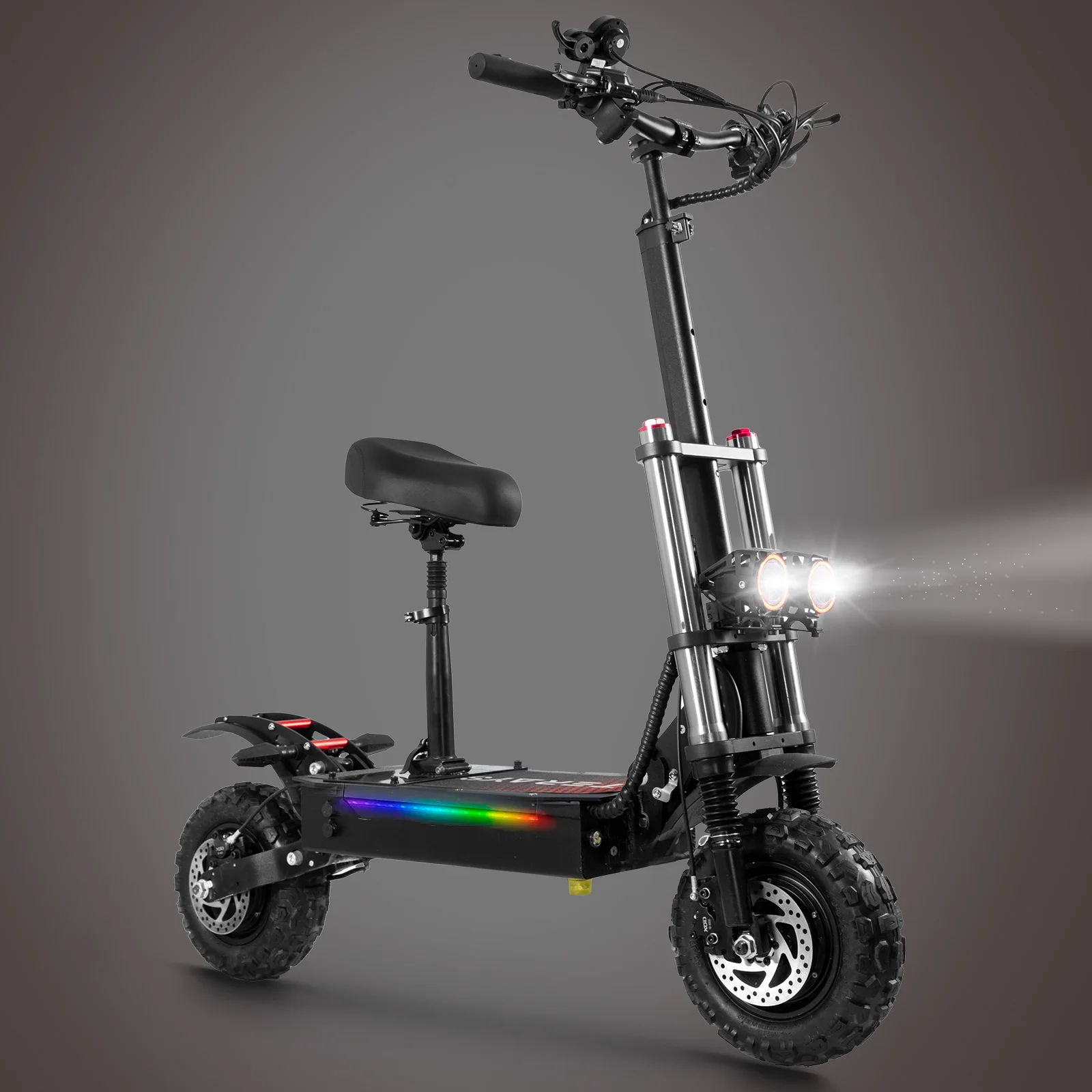 Двухколесный электрический скутер с 3000 Вт * 2/цифровой Bluetooth мощный складной Быстрый дропшиппинг США двойной мотор