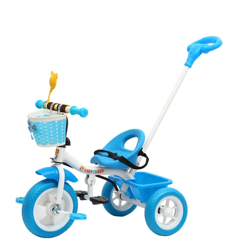 kids bike with 3 wheels and 2 people seat tricycle for 2-6 years old children steel frame kids  toy tricycle